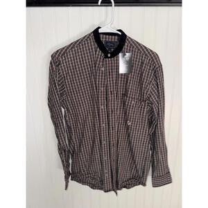 Roper Men's Small Long Sleeve Plaid Shirt